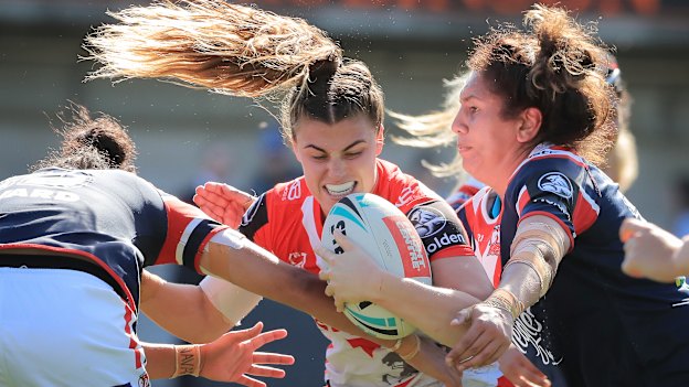 Dragons star Jesscia Sergis is one of the  best players in the NRLW.