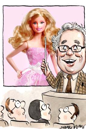 Bronte Capital's John Hempton talked about the downside of Barbie maker Mattel in an interview with the Columbia Business School newsletter. Illustration: John Shakespeare
