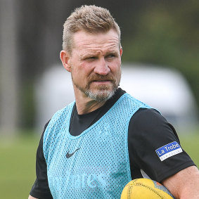 Collingwood coach Nathan Buckley’s future at the club won’t be determined by new president Mark Korda.