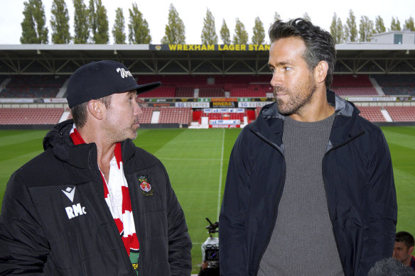 Welcome to Wrexham charts the takeover of a struggling football club in Wales by Hollywood A-listers Rob McElhenney and Ryan Reynolds.