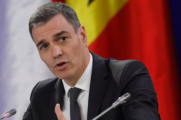 Spanish Prime Minister Pedro Sanchez has refused to back the NATO defence spending goal.
