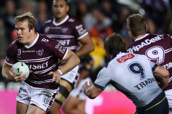 Jake Trbojevic was among Manly’s best against the Storm.