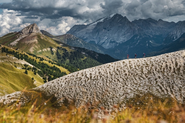 Fassa Valley in the Dolomites.