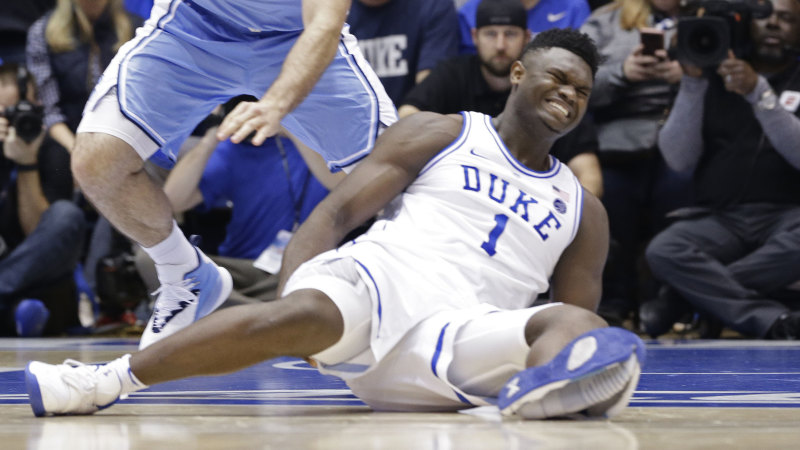Zion williamson ripped shoe cheap
