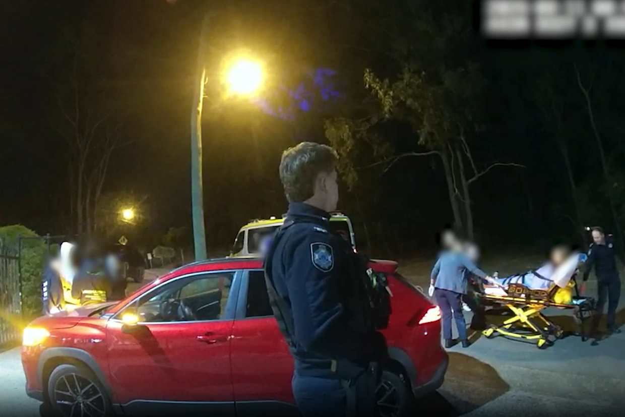Baby girl born in driveway of Queensland police station
