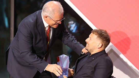 Tennis star Dylan Alcott has been named the 2022 Australian of the Year. 