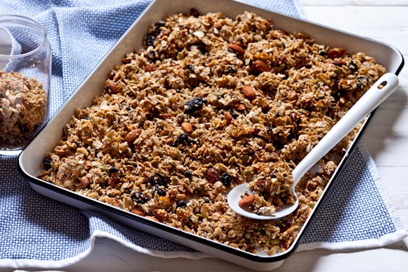 recipes Karen Martini's toasted muesli. 