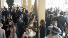 Inside the Lexus marquee on Derby Day