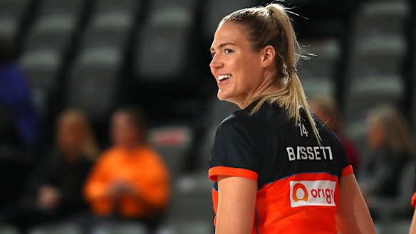 Caitlin Bassett has spent a lot of time on the bench in recent  matches.