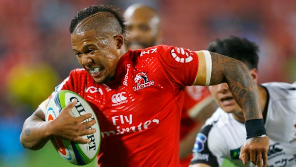 Dangerman: Lions five-eight Elton Jantjies is looking forward to facing NSW young gun Will Harrison.