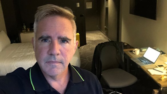 Mike Smith - in hotel quarantine - said the incident highlighted the pressure all foreign journalists are under in China.