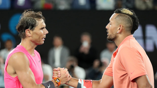 Kyrgios lost a brilliant four set encounter against Nadal.