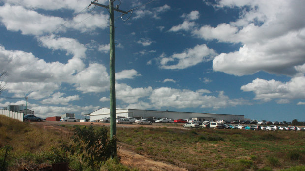 The Donnybrook Berries packing plant in Queensland.