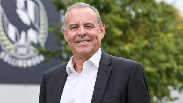 Collingwood president Mark Korda.