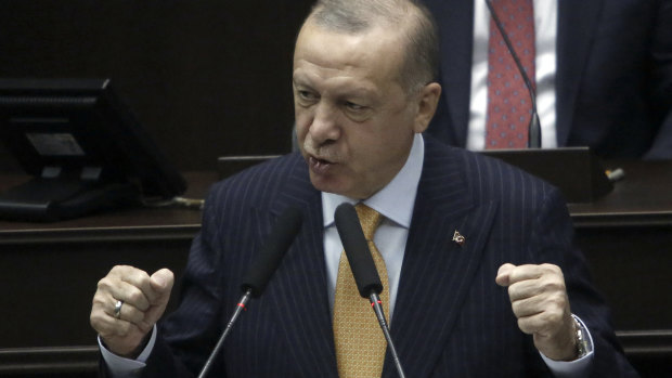 Turkish President Recep Tayyip Erdogan railed against French satirical magazine Charlie Hebdo.