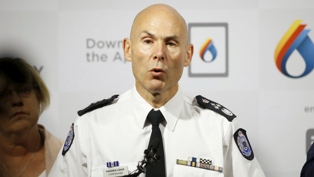 State Emergency Management Commissioner Andrew Crisp has warned of a higher bushfire risk across Victoria on Sunday.