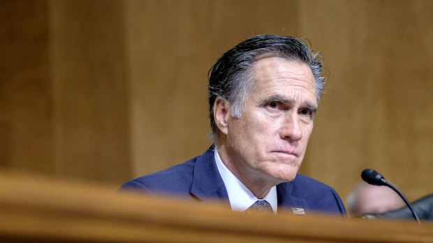 Senator Mitt Romney, a Republican from Utah.