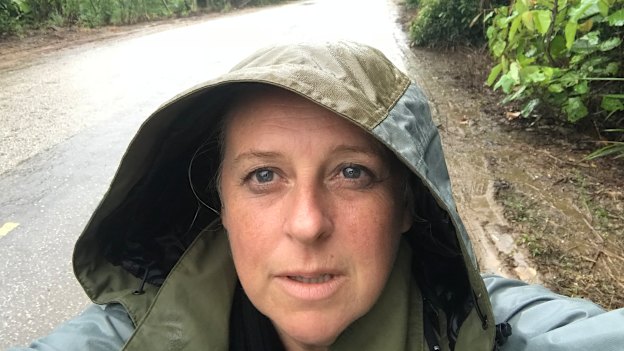 Long days with long walks between locations became the norm for Kate Geraghty covering the cave rescue. 