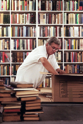 Bookshop owner Larry McMurtry.