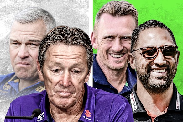 Jason Ryles and Craig Bellamy are experiencing the lows of rugby league, while Benji Marshall and Andrew Webster are flying high.