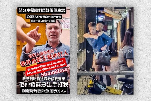 Australian lawyer Samuel Monkivitch has become infamous on Hong Kong social media.