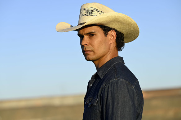 Mark Coles Smith as the young Jay Swan in Mystery Road: Origin.