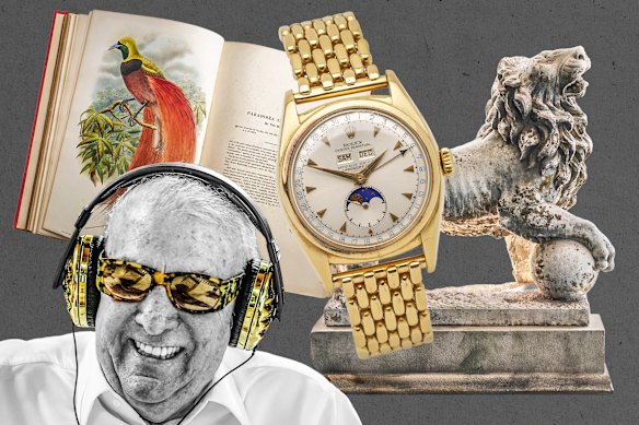John Laws’ estate is auctioning off many of his artworks and antiques.