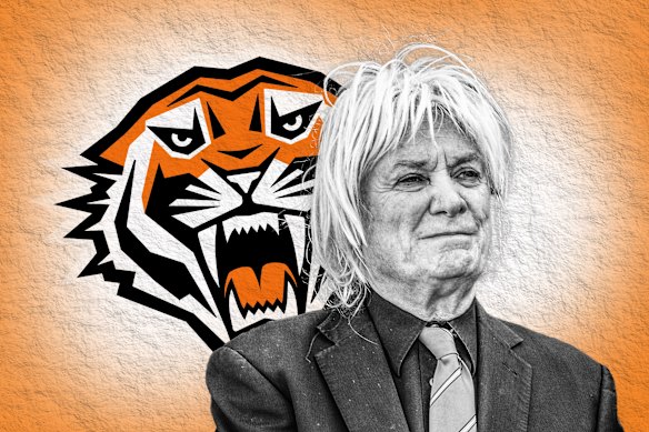 Dennis Burgess, chairman of Holman Barnes Group, which has a controlling stake in Wests Tigers.