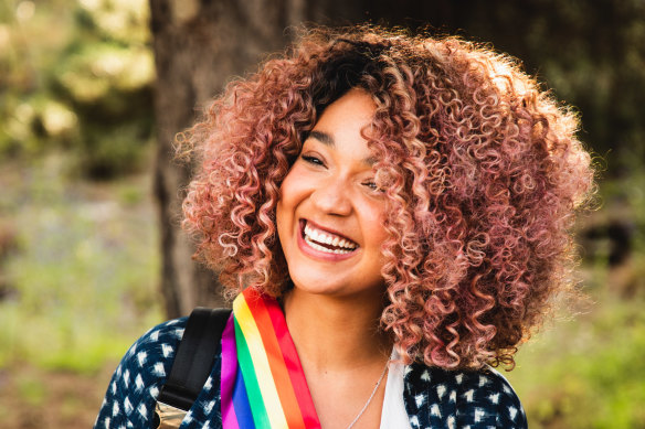 Aisha Dee in the bracing horror film Sissy.