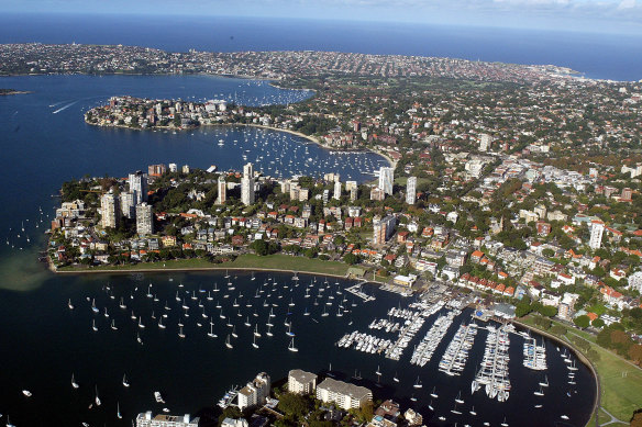 Fertile ground for fundraising: Sydney’s eastern suburbs form the seat of Wentworth.