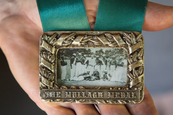 Boxing Day honour: The Mullagh Medal. 