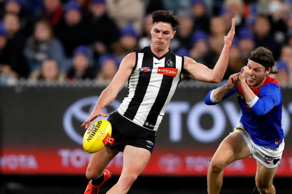 Oliver Henry has shown great promise in two seasons at Collingwood.