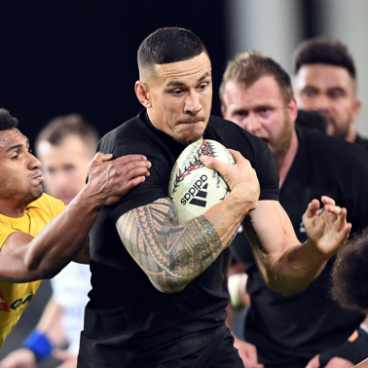 Half century: All Blacks superstar Sonny Bill Williams will win his 50th international cap against the Wallabies in Yokohama.