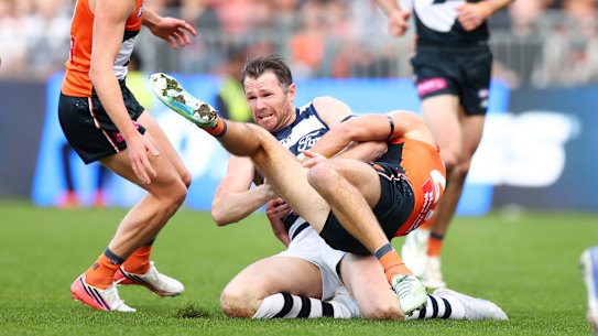 Patrick Dangerfield from Cats has been captured.