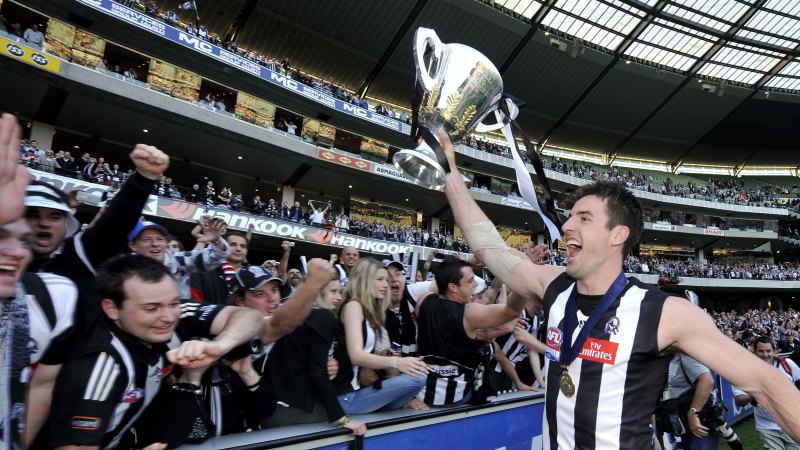 Former Afl Collingwood Magpies Ruckman Darren Jolly Now In A Much Better Head Space