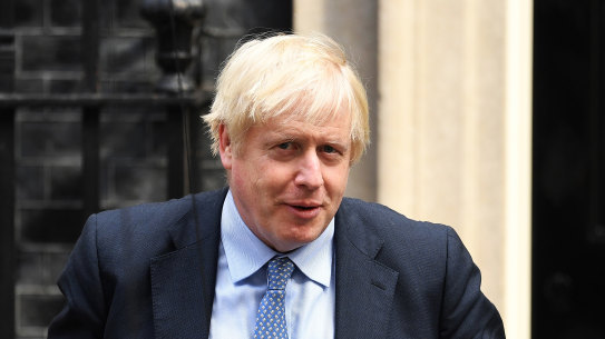 Devilish accusations ... Prime Minister Boris Johnson