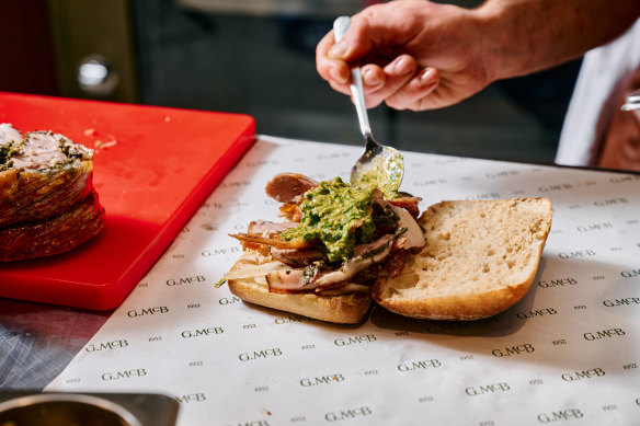 G. McBean Family Butcher’s porchetta roll was another top pick for Oliver.