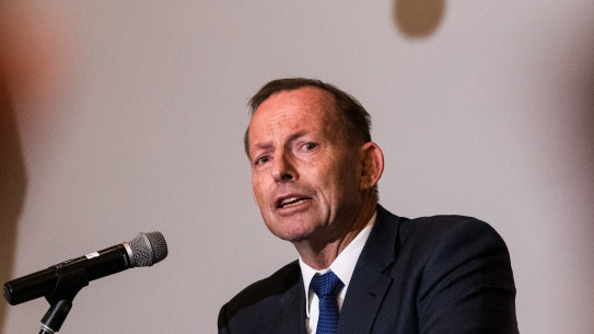 Former prime minister Tony Abbott.