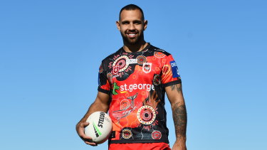 The Dragons’ Indigenous jersey.