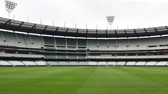 The MCG stands were empty all season, and barely any games were played at the ground. 