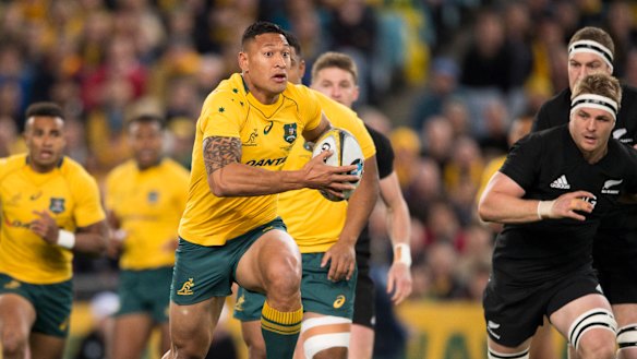 Former Wallabies fullback Israel Folau is keen to play for Tonga. 