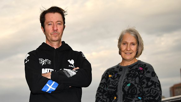 Victorian Socialists candidates Stephen Jolly and Sue Bolton. 