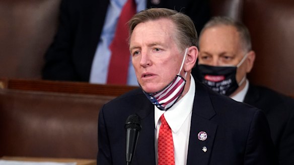 Representative Paul Gosar, objecting to the certification of Arizona’s Electoral College votes in January.