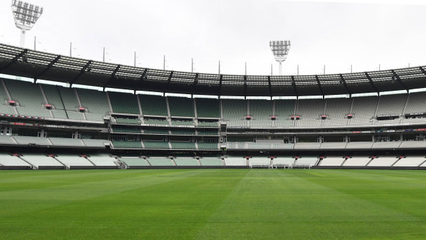 The MCG stands were empty all season, and barely any games were played at the ground. 