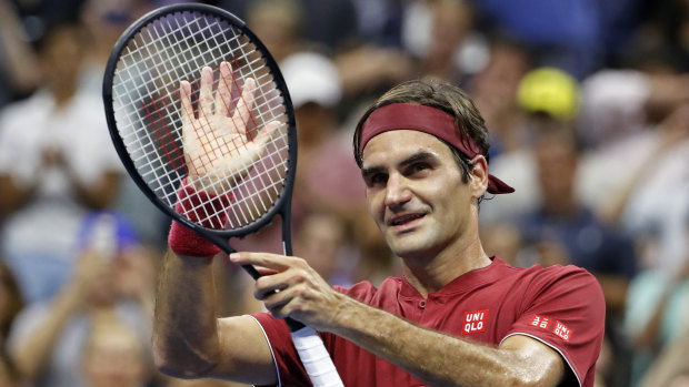 Not retiring: Roger Federer.