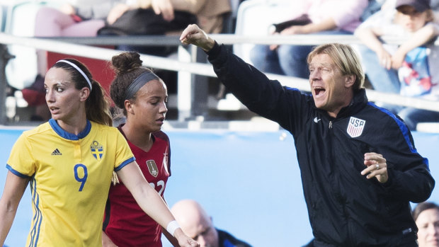 Former USA assistant coach Tony Gustavsson has been appointed coach of the Matildas.