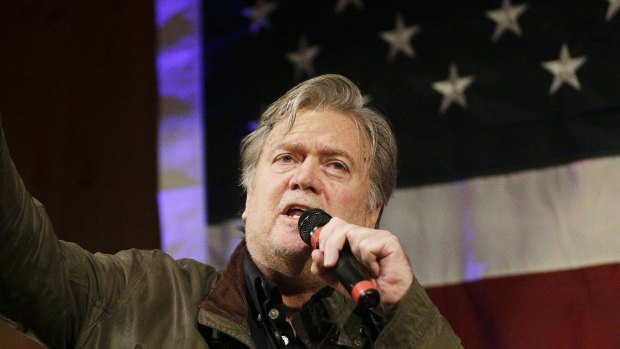 Former Trump adviser Steve Bannon.