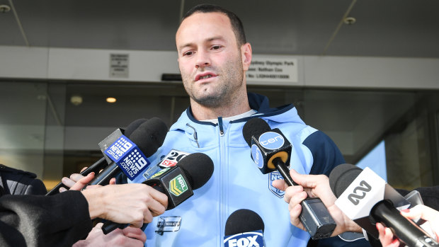 Waiting game: Boyd Cordner will be given every possible chance to play on Wednesday week.