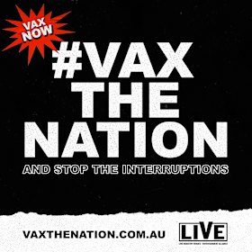 The #VaxTheNation campaign launches across Australia on September 6.