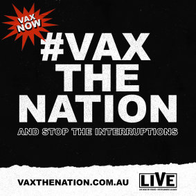 The #VaxTheNation campaign launches across Australia on September 6.